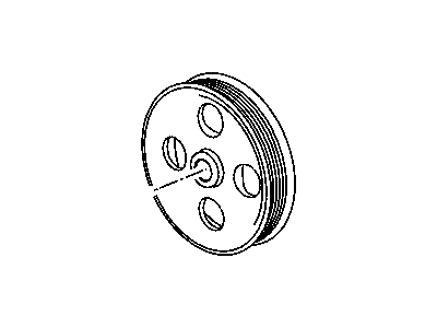Dodge 4861540AA PULLEY Power Steering Pump