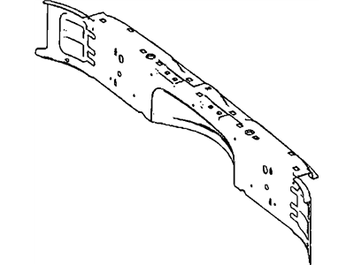 Dodge 68007822AA REINFORCEMENT Rear Bumper