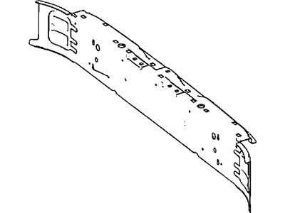 Dodge 68007823AA REINFORCEMENT Rear Bumper