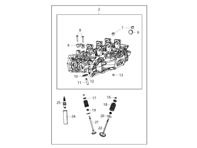 Ram C/V Cylinder Head - R3620112AA