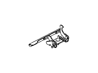 Dodge 4865936AD LATCH AND BASE Folding Top