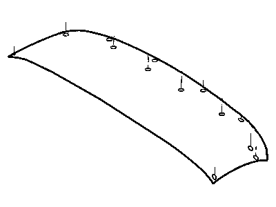Mopar 5029133AB Headliner