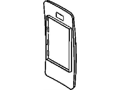 Mopar 5103757AA Mirror Glass, Front Passenger Side