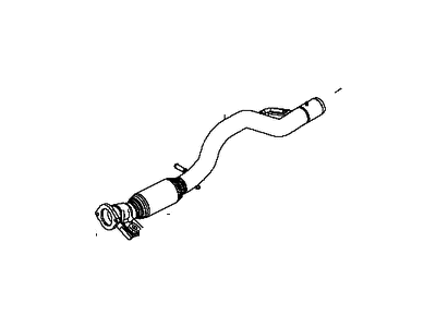 2018 Jeep Compass Catalytic Converter - 68250077AA