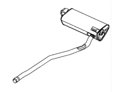 Jeep Compass Muffler - 68249241AA