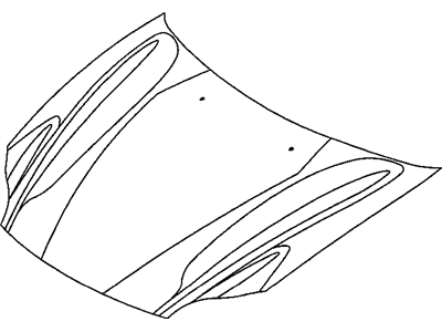Chrysler MR535728 HOOD