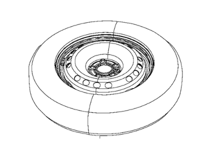 Mopar 68440151AA Tire And Wheel Assembly Compact Spare