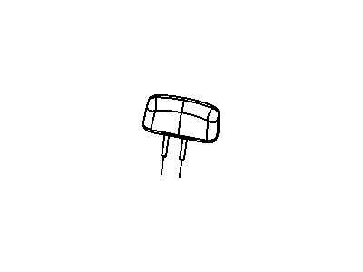 Dodge 1PA19XDVAA HEADREST Rear