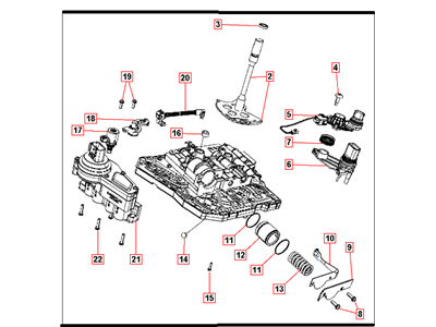 Jeep 68051180AA VALVE BODY KIT Transmission