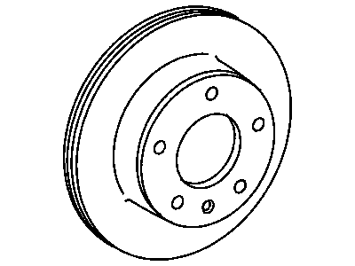2006 Dodge Sprinter 3500 Brake Disc - 5103602AC