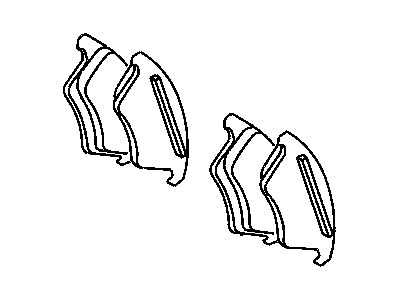 Dodge 5135895AA PAD KIT Disc Brake