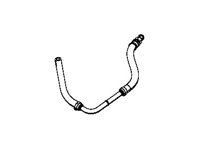 Dodge 5154458AA HOSE Power Steering Return Power Steering Gear To Power Steering Cooler