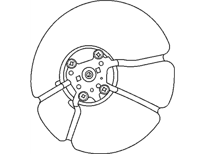 Jeep 1JM26XDVAA COVER Steering Wheel Back