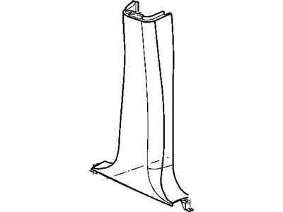 Chrysler 5HN05XDBAD PANEL B Pillar Lower Trim