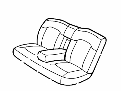 2004 Chrysler Concorde Seat Cover - ZA741DVAA