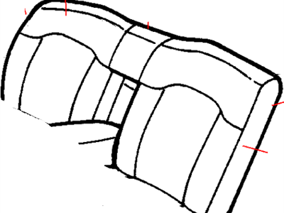 2002 Chrysler Sebring Seat Cover - UN731T5AA