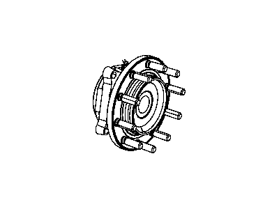Ram 5500 Wheel Hub - 52132000AG