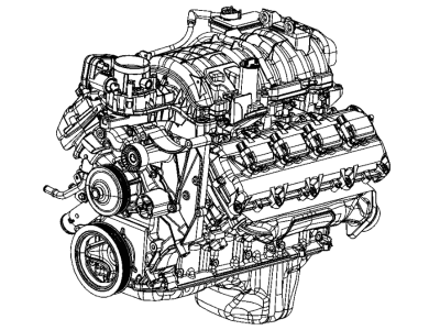 Ram 68409357AA ENGINE Long Block