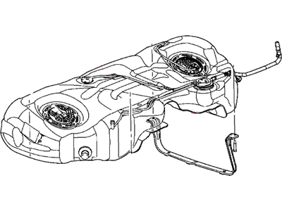 Dodge 5135172AB TANK Fuel