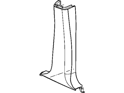 Dodge 5HN04BD1AC PANEL B Pillar Lower Trim