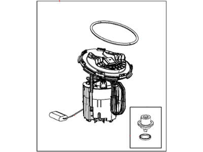 Chrysler Fuel Level Sensor - RL136022AG