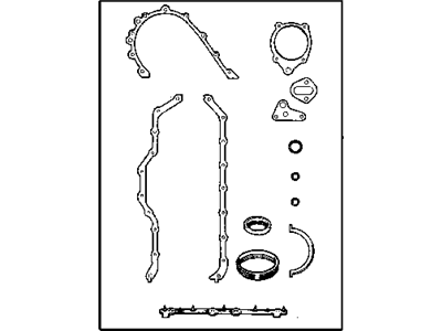 Jeep 4713023AD GASKET PACKAGE Engine