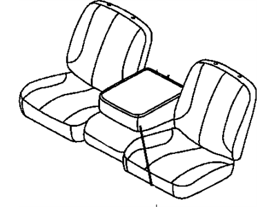 Ram 1NL261K2AA COVER Front Seat Cushion