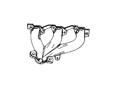 Jeep 4666024AD MANIFOLD Exhaust