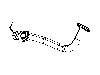 Jeep 68024789AA PIPE Exhaust Extension