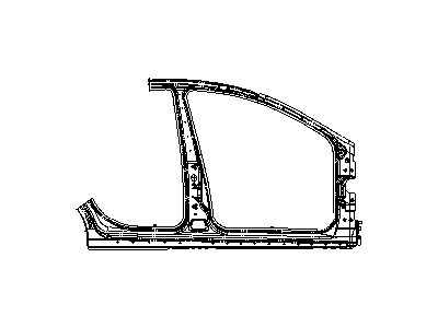 Dodge 5080656AB PANEL PACKAGE Body Side Aperture Front Skin Only
