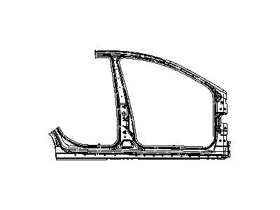 Dodge 5080652AA PANEL PACKAGE Body Side Aperture Front
