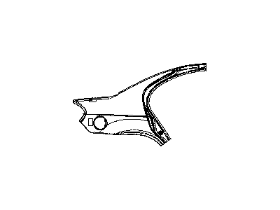 Dodge 5080658AB PANEL PACKAGE Body Side Aperture Rear Skin Only