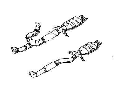 2002 Chrysler Sebring Exhaust Pipe - MR552251