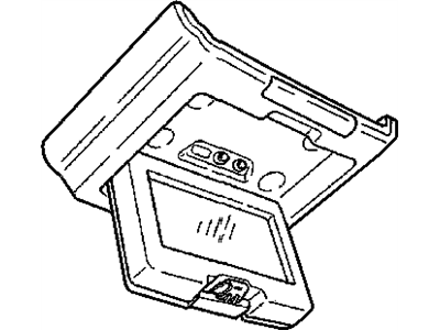 Dodge ZW96BD1AE BEZEL DVD Console