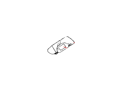 Chrysler PT Cruiser Sun Visor - 1CH82XDHAA