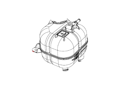 Mopar 68102155AC Reservoir Coolant Pressurized