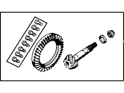 Jeep 5073013AA GEAR KIT Ring And Pinion