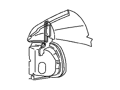 Dodge 55344912AC EXTENSION Fender To Headlamp