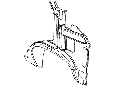 Dodge 55346866AH WHEELHOUSE Front Inner