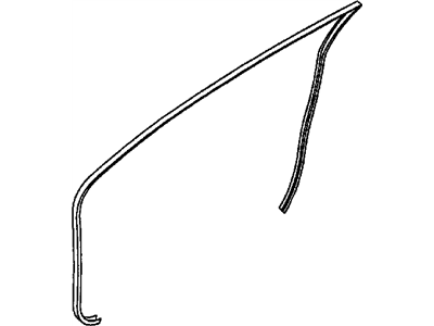 Chrysler MR200256 WEATHERSTRIP Front Door Opening Inner