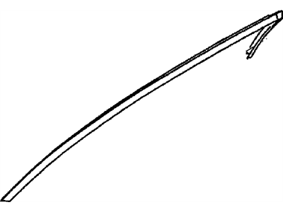 Chrysler MB926009 HOLDER Door Window Weatherstrip
