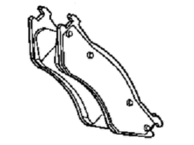 2004 Dodge Durango Brake Pad - BHKH5690