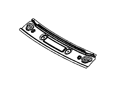 Jeep 5116392AC HEADER Windshield