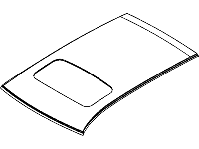Jeep 5074889AC PANEL Roof With Sunroof Opening
