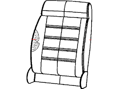 Jeep 5MG88VT9AA COVER Front Seat Back