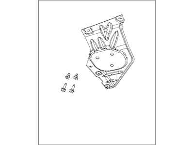 Jeep 82210937 SKID PLATE KIT Transfer Case