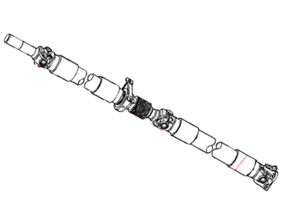 2005 Dodge Ram 2500 Drive Shaft - 52853158AA