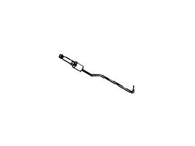 Chrysler 5067660AA KNOB AND PUSH ROD Door Latch