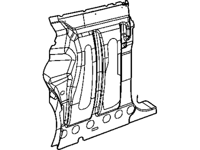 Chrysler 5056056AC REINFORCEMENT Quarter Panel