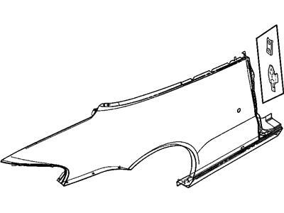 Chrysler 4878366AE PANEL Quarter